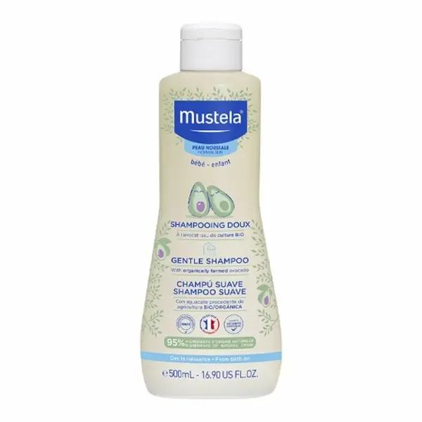 Sampon delicat pentru bebelusi, 500ml, Mustela