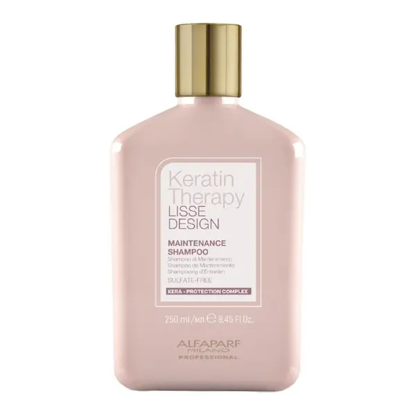 Sampon Delicat pentru Par Stralucitor si Catifelat, Alfaparf Milano Keratin Therapy Lisse Design, 250 ml