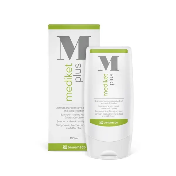 Sampon dermatologic antimatreata si iritatii Mediket Plus, 100 ml, Benemedo