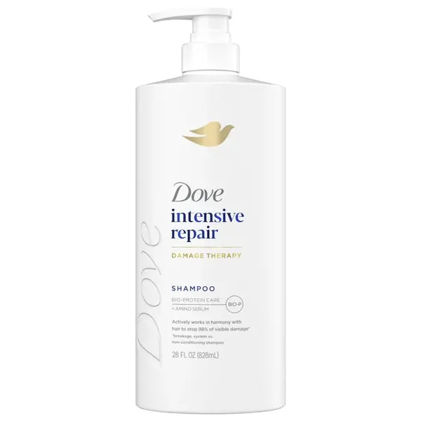 Sampon, Dove, Damage Therapy, Intensive Repair, cu Bio-Proteine, pentru Reparare Profunda de la Radacina pana la Varfuri, 828ml