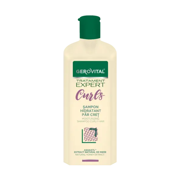 Sampon hidratant pentru par cret Tratament Expert, 250ml, Gerovital