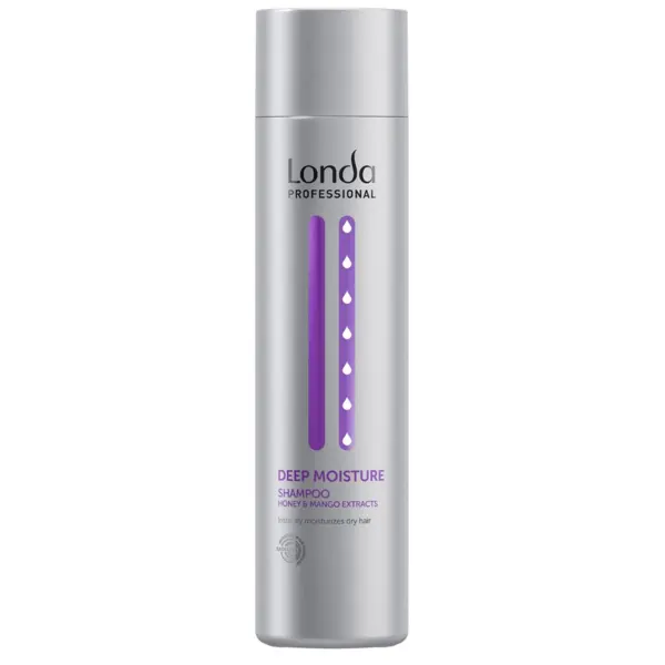 Sampon hidratant pentru par uscat Deep Moisture, 250ml, Londa Professional