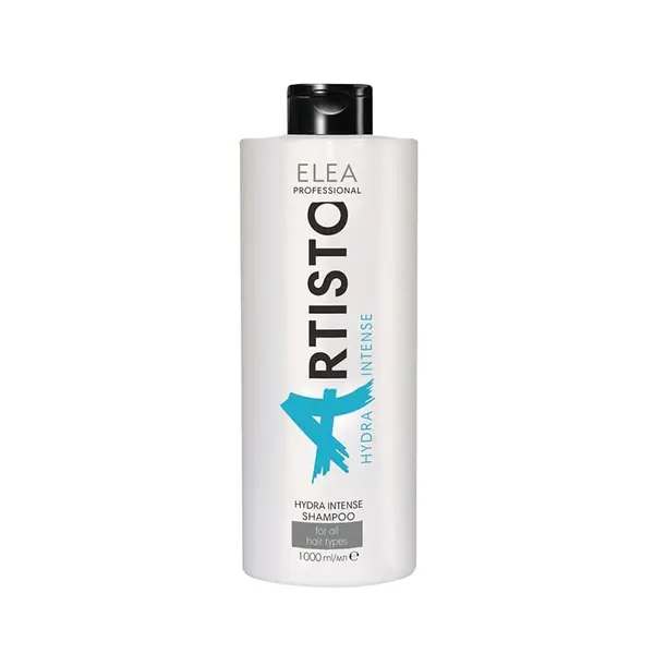 Sampon hidratare intensa pentru par uscat si deteriorat Hydra Intense Elea Professional Artisto, 1000 ml