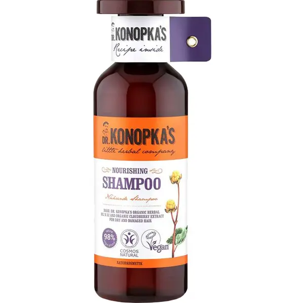 Sampon hranitor pentru par uscat sau deteriorat, 500 ml, Dr. Konopkas