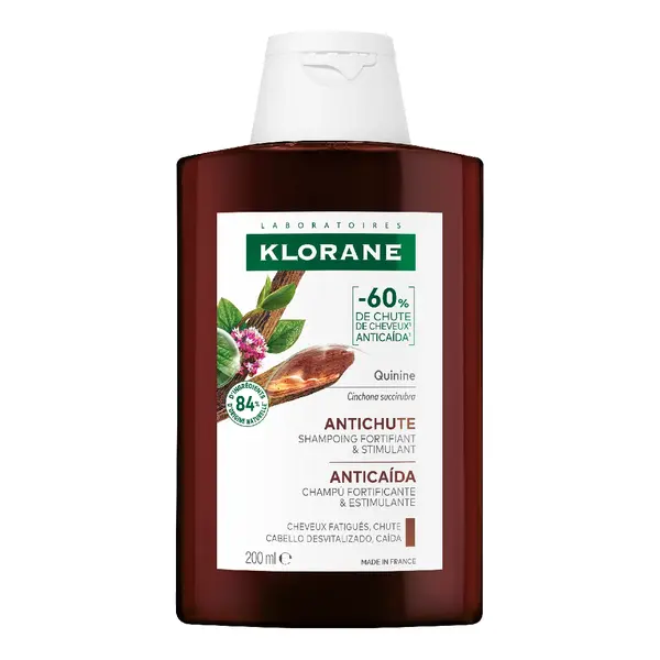 Sampon impotriva caderii parului cu chinina si floare de colt BIO, 200 ml, Klorane