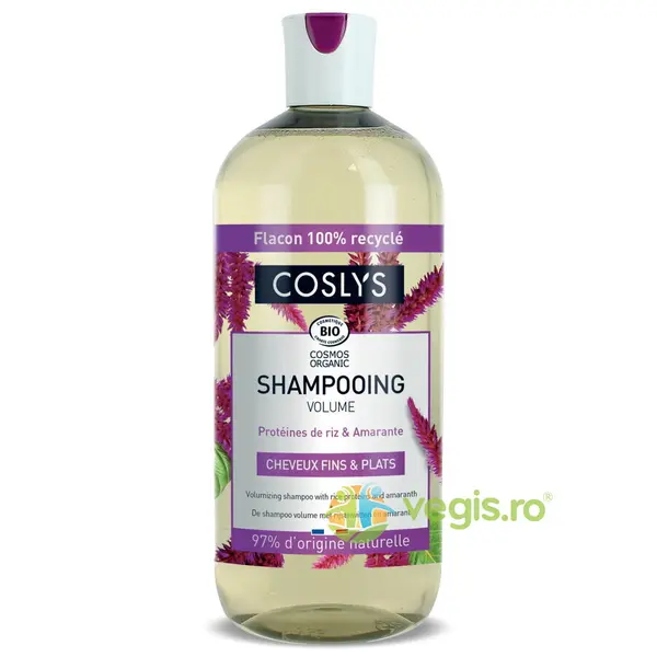 Sampon Ingrijire si Volum pentru Par Fin si Subtire cu Proteine din Orez si Amarant Bio 500ml
