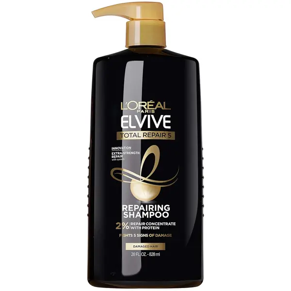 Sampon, L'Oreal, Elvive, Total Repair 5, pentru Reparare Profunda de la Radacina pana la Varfuri, cu Proteine, 828ml