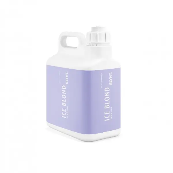 Sampon nuantator anti yellow pentru par blond Ice Blond Glynt, 3000 ml