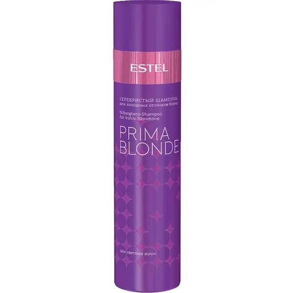 Sampon nuantator pentru nuante reci de blond ESTEL PRIMA BLONDE, 250 ml