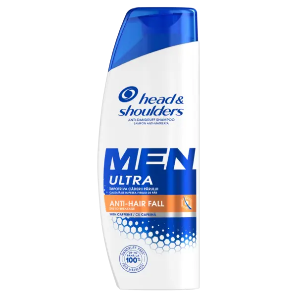 Sampon pentru caderea parului cu cofeina anti-matreata Men, 250ml, Head&Shoulders