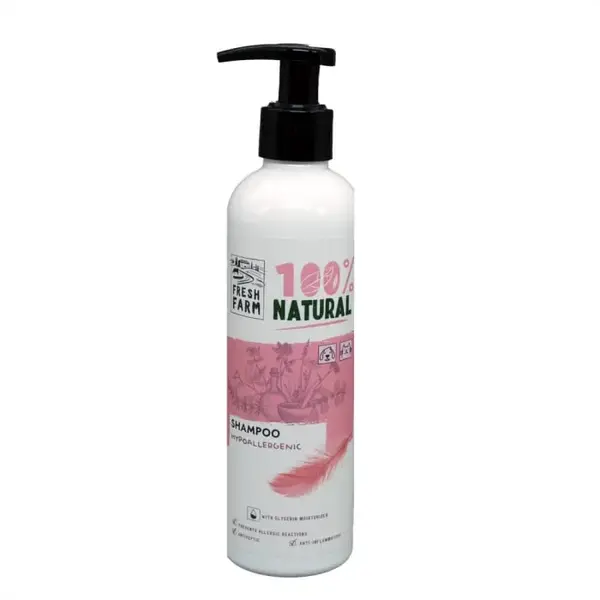 Sampon pentru caini pisici Fresh Farm Hypoallergenic 250 ml