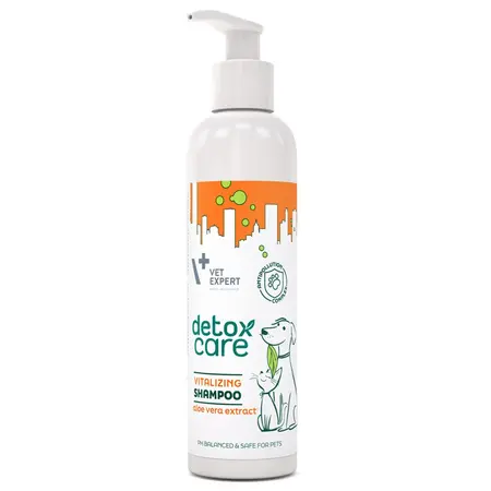 Sampon pentru caini pisici Vetexpert Detox Care Vitalizing 250 ml