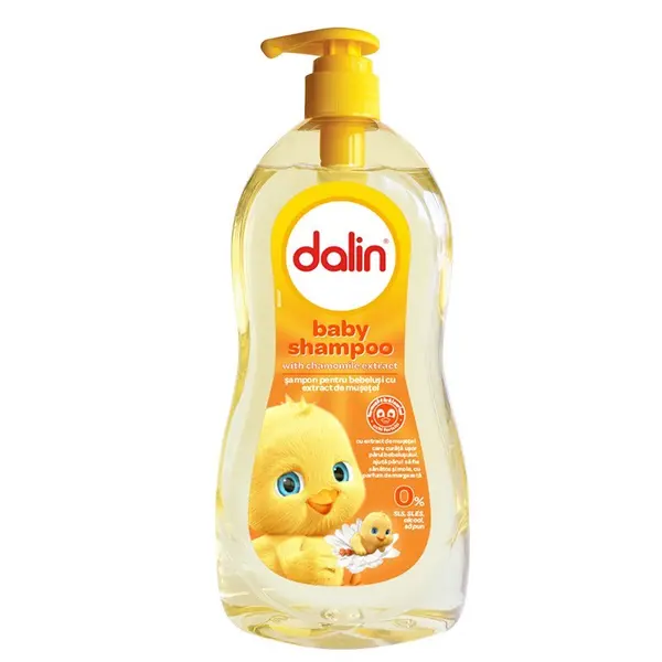 Sampon pentru Copii, Dalin, Puisor, Formula fara Lacrimi, Catifeleaza si Curata Delicat, Hipoalergenic, 700ml