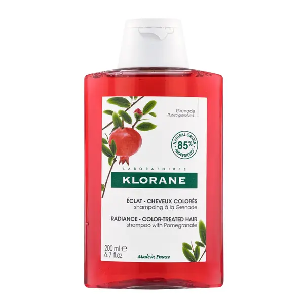 Sampon pentru fixarea culorii cu extract de rodie, 200 ml, Klorane