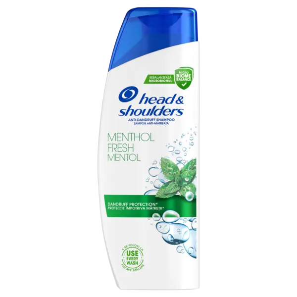 Sampon pentru orice tip de par anti-matreata Menthol Fresh, 250ml, Head & Shoulders