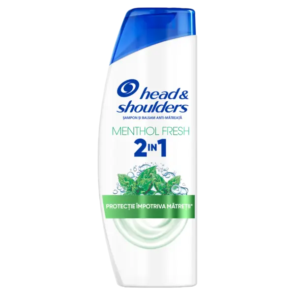 Sampon pentru par normal Menthol 2 in 1, 400ml, Head&Shoulders