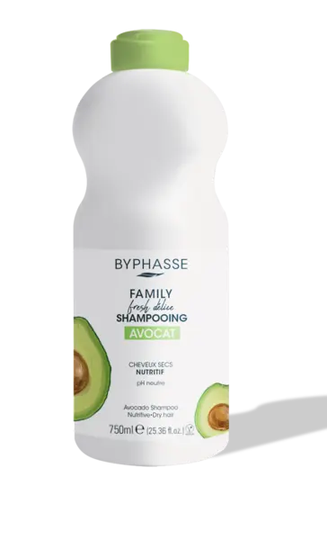 Sampon pentru par uscat Family Fresh, 750ml, Byphasse