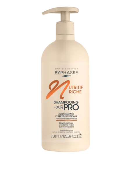 Sampon pentru par uscat HairPro Nutitiv Riche, 750ml, Byphasse