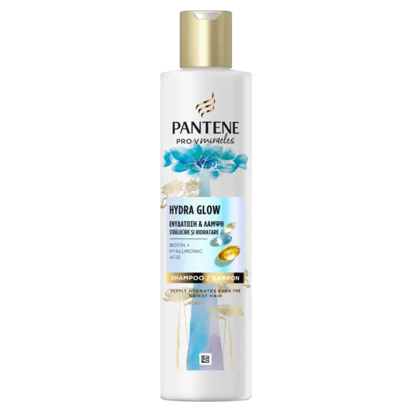 Sampon pentru par uscat si deshidratat cu biotina Pro-V Miracles Hydra Glow, 250ml, Pantene