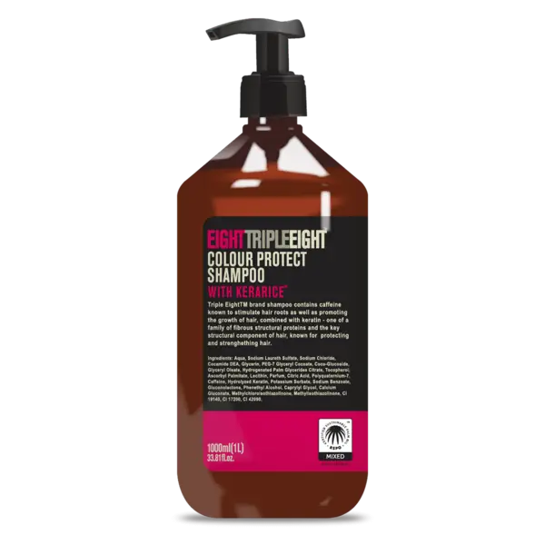 Sampon pentru par vopsit, 1l, Eight Triple Eight