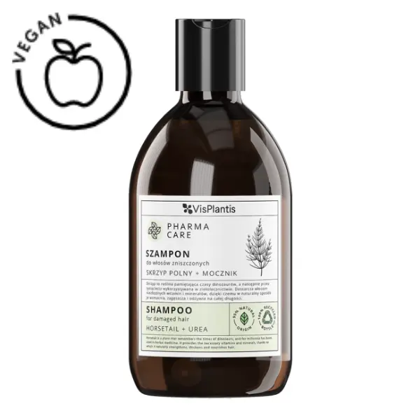 Sampon Pharma Care pentru par deteriorat cu Coada Calului si Uree, Green Pharmacy | 500 ml