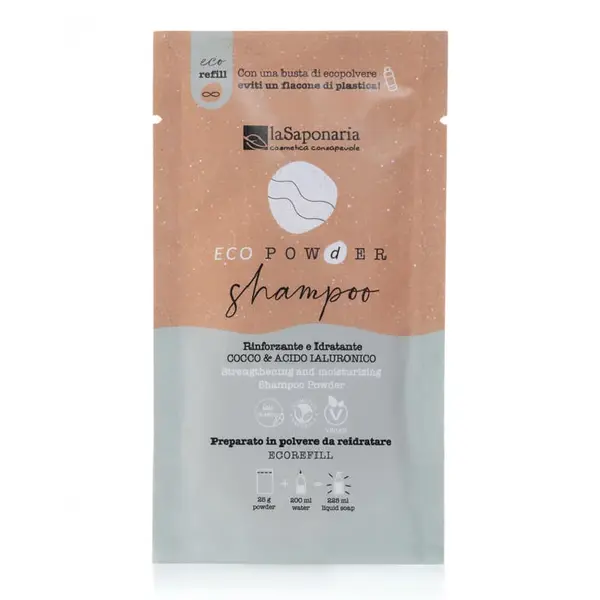 Sampon pudra pentru hidratare si fortifiere, 25g, La Saponaria