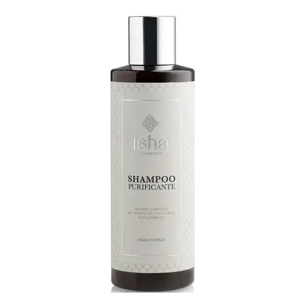 Sampon purificant cu argila Ghassoul, 200ml, Isha
