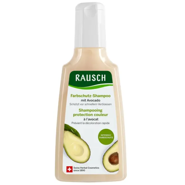 Sampon, Rausch, Farbschutz, cu Avocado, pentru Parul Vopsit, Protejeaza Culoarea Parului si Ofera Stralucire, 200ml