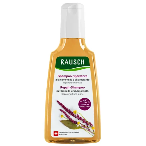 Sampon, Rausch, Kamille, cu Musetel si Amarant, pentru Parul Deteriorat, Regenereaza si Fortifica Parul Deteriorat, 200ml