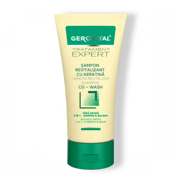 Sampon revitalizant cu keratina Tratament Expert, 150 ml, Gerovital