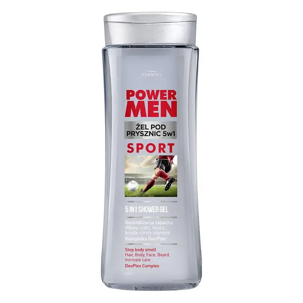 Sampon si gel de dus 5 in 1 Power Men Sport, Joanna | 300 ml