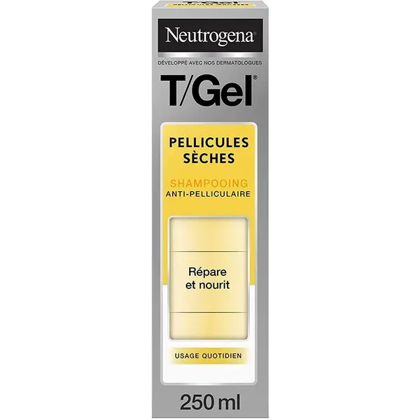 Sampon Terapeutic, Neutrogena, T/Gel Pellicules, impotriva Matretii si Scalpului Uscat, cu Acid Salicilic, 250ml