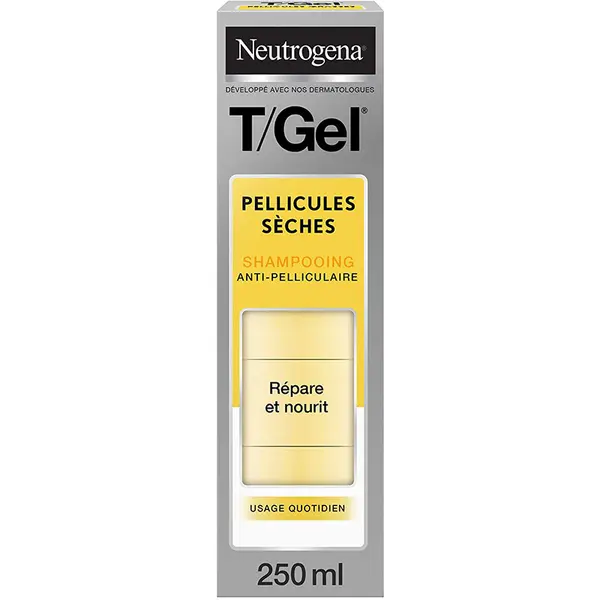 Sampon Terapeutic, Neutrogena, T/Gel Pellicules, impotriva Matretii si Scalpului Uscat, cu Acid Salicilic, 250ml