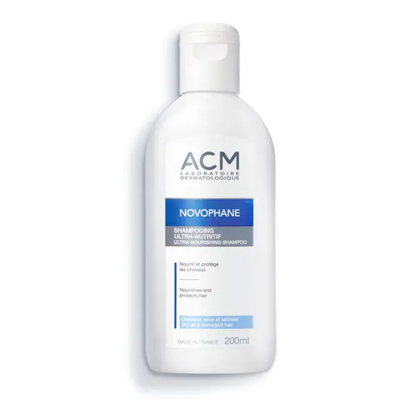 Sampon ultra nutritiv pentru par uscat Novophane, 200 ml, ACM