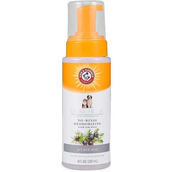 Sampon Uscat 2-in-1, Arm & Hammer, Spuma fara Clatire cu Bicarbonat de Sodiu, Aroma Ienupar, 237ml