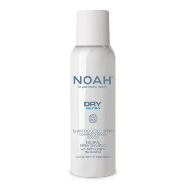 Sampon uscat cu amidon de tapioca si cocos Neutral Dry, 100 ml, Noah