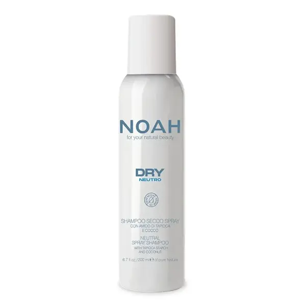 Sampon uscat cu amidon de tapioca si cocos Neutral Dry, 200 ml, Noah