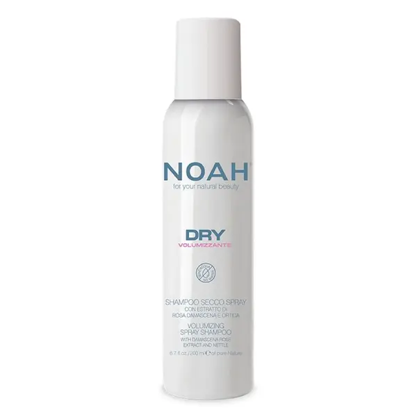 Sampon uscat cu extract de trandafir de Damasc si urzica, Volumizzante Dry, 200 ml, Noah