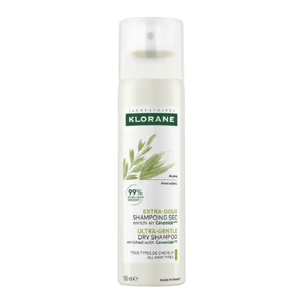 Sampon uscat cu lapte de ovaz, 150 ml, Klorane