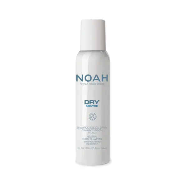 Sampon uscat fara apa cu amidon de tapioca si cocos Neutral, 200ml, Noah