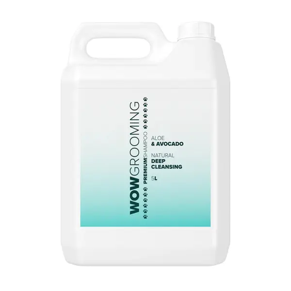 Sampon WOW Grooming Curatare Profunda cu aloe si avocado 1:32 - 5 L