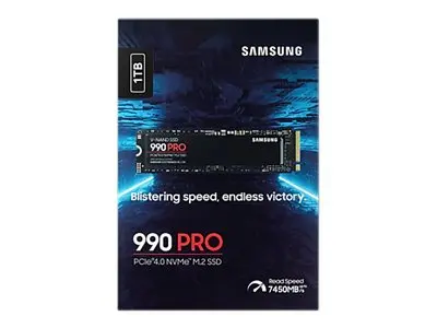 Samsung 990 PRO 1TB - SSD M.2 NVMe PCIe 4.0, 7450 6900 MB s, TLC, 600 TBW