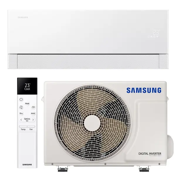 Samsung Aparat de aer conditionat Samsung Windfree Premiere WI-FI 18000 BTU, Clasa A+++/A++, filtru 4 in 1, PM2.5, Motion Wind, AI Auto Comfort, AR70H18C1AWNEU/AR70H18C1AWXEU, alb