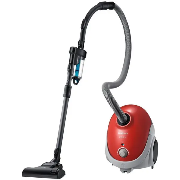 Samsung Aspirator cu sac Samsung VCC52U6V3R/BOL, 750W, 2.5l, perie aspirare 2 pasi, variator putere, Rosu