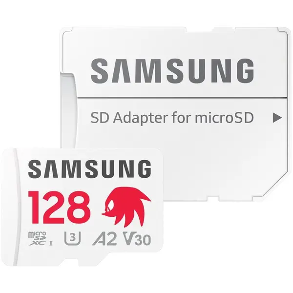 Samsung Card de memorie Samsung PRO Plus, 128GB, microSDXC, CL10, U3, V30, A2, Adaptor SD inclus