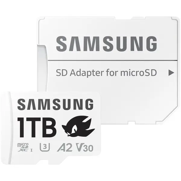 Samsung Card de memorie Samsung PRO Plus, 1TB, microSDXC, CL10, U3, V30, A2, Adaptor SD inclus
