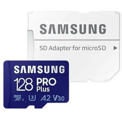Samsung Card microSDXC Samsung PRO Plus, 128GB, UHS-I + Adaptor SD