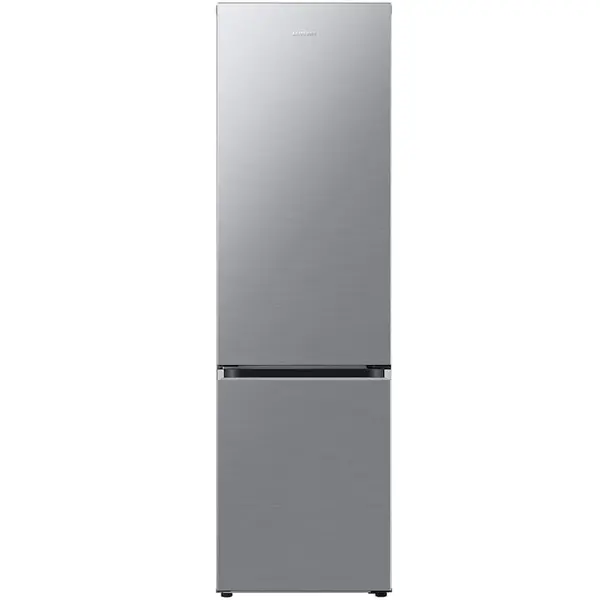 Samsung Combina frigorifica Samsung RB38C7AGWS9/EF, Capacitate 387 l, No Frost, Clasa A, Twin & Metal Cooling, Digital Inverter, Smart Things WiFi, AI Energy, H 203 cm, Inox