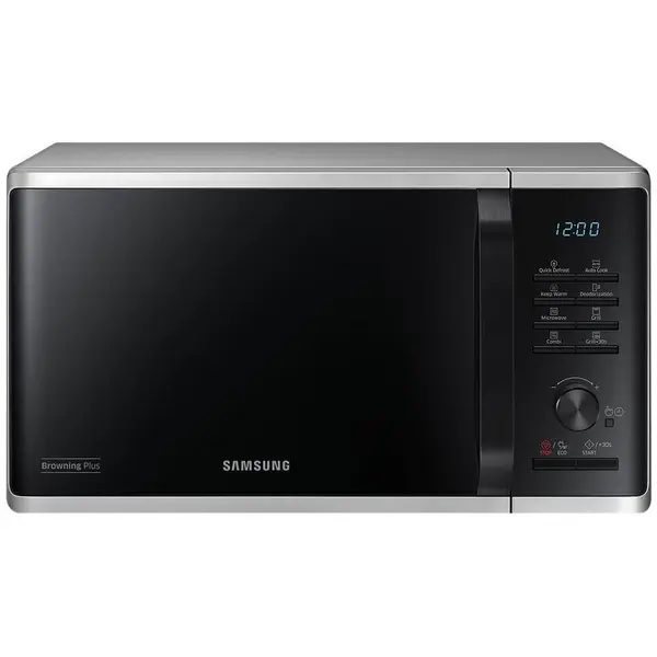 Samsung Cuptor cu microunde Samsung MG23K3515AS, 23l, 800W, Grill, Argintiu-Negru