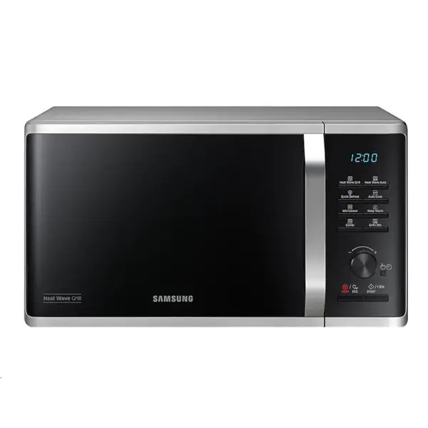 Samsung Cuptor cu microunde Samsung MG23K3575AS/EO, 23L, 800W, Grill, Argintiu
